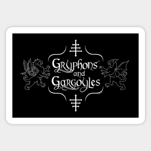 Gryphons and Gargoyles Sticker